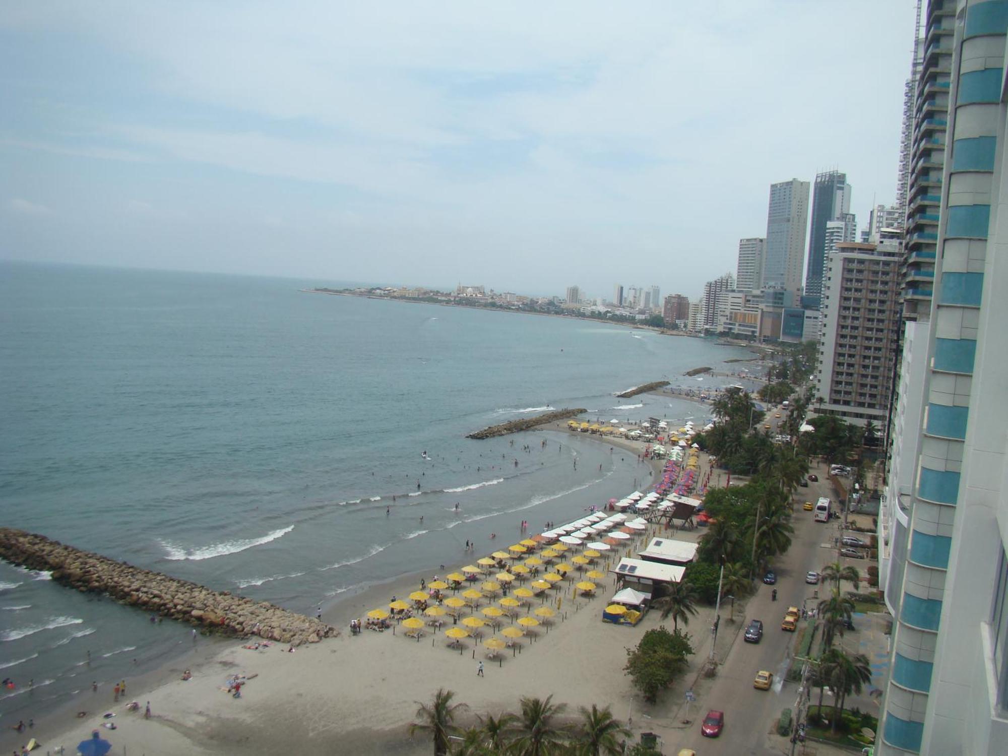 Apartamento , Vista A La Ciudad Antigua Y Playa Cartagena Екстериор снимка